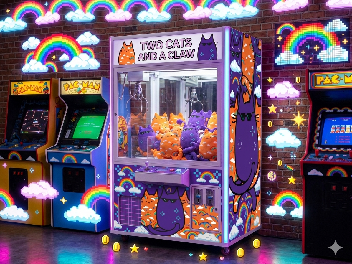 Two Cats Claw Machine